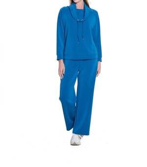 NEW MULTIPLES who are you wide leg pant in peacock